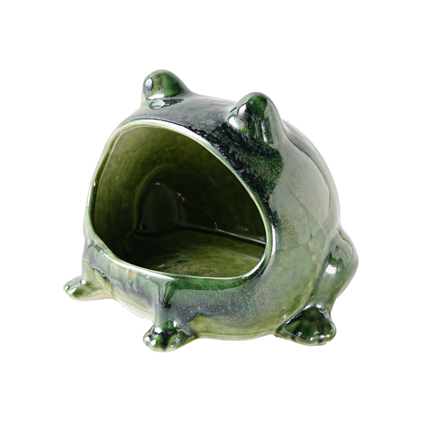 Ceramic Frog Seasoning and Storage Jar