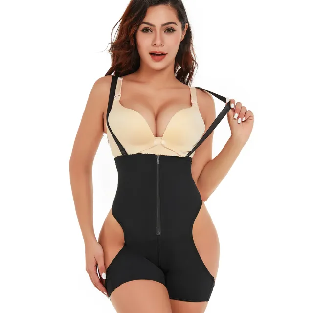 High Waist Hip Raise Pants Women's Bodybuilding Corset Zipper Xl - Shop at LoveMi