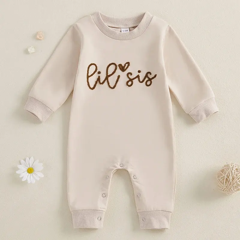 Baby Jumpsuit Girl Simple Onesie