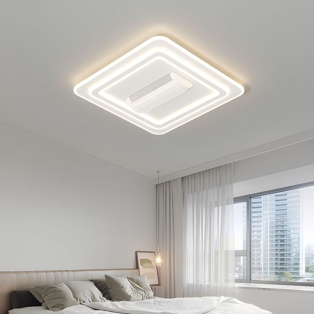 Leafless Fan Light With App-controlled Remote And Stepless Dimming