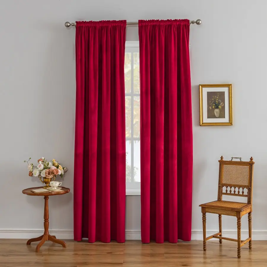 Velvet Luxury Natural Drape Comfortable Soft Home