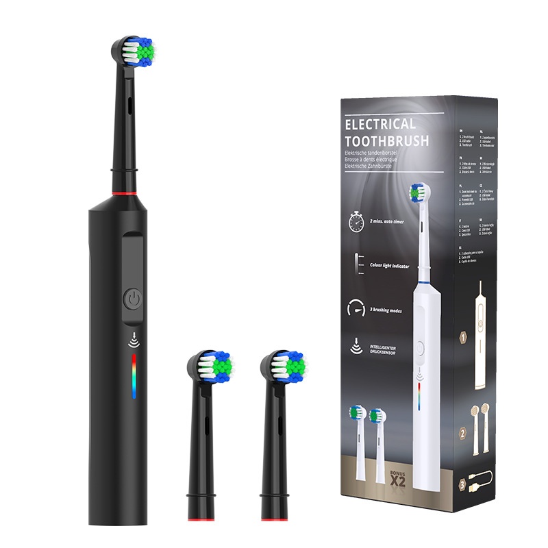 Rotary Electric Toothbrush Whitening Polishing Remove Tooth Stains