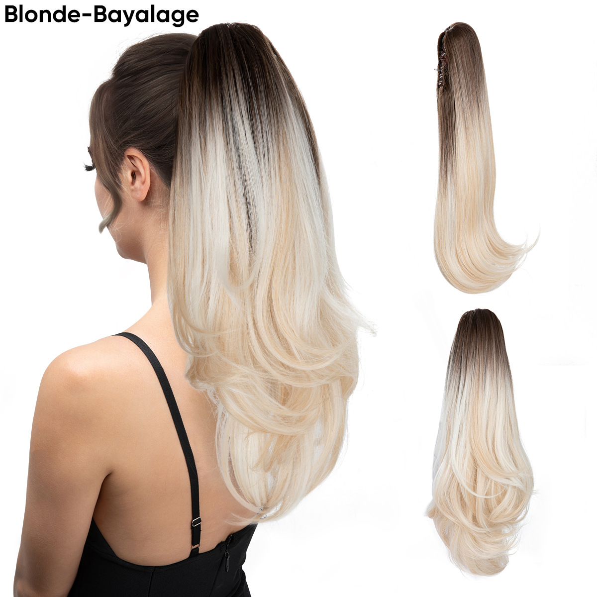 European And American Style Wig Women's Short Hair Ponytail 19