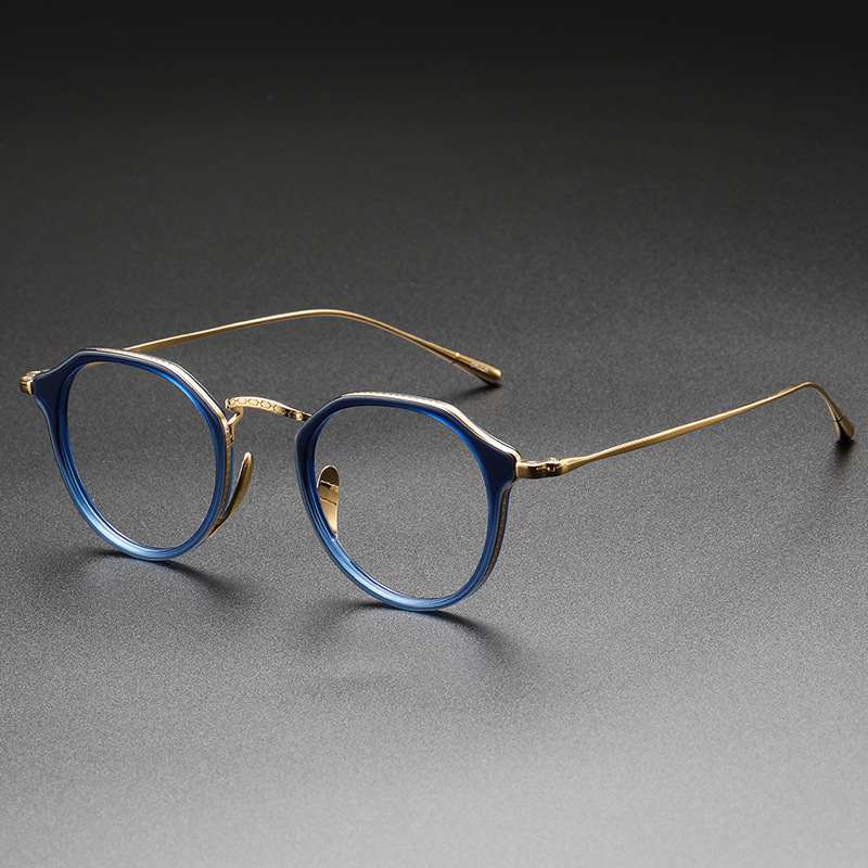 Japanese Titanium Frame Glasses Frame Special-interest Design Retro