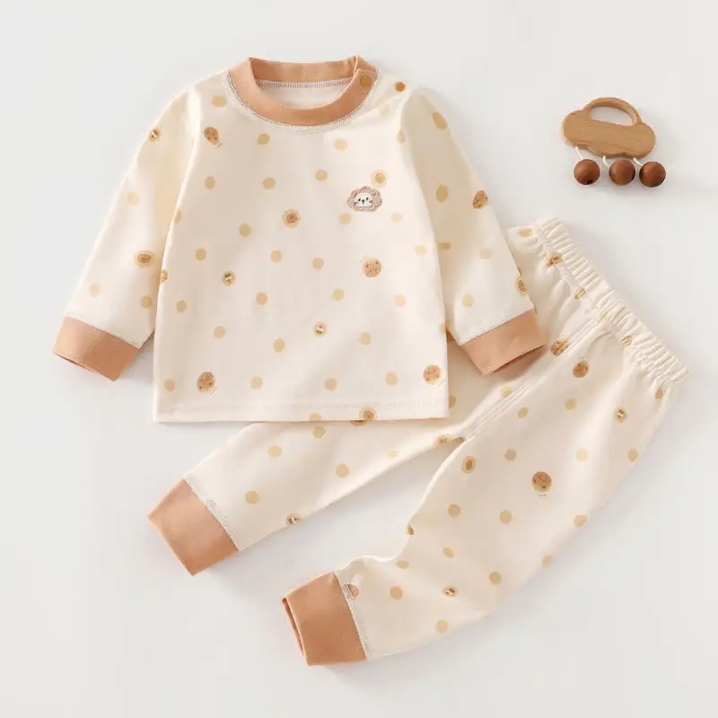 Baby Two-piece Set Seamless Design Essential Base Layer For Newborns