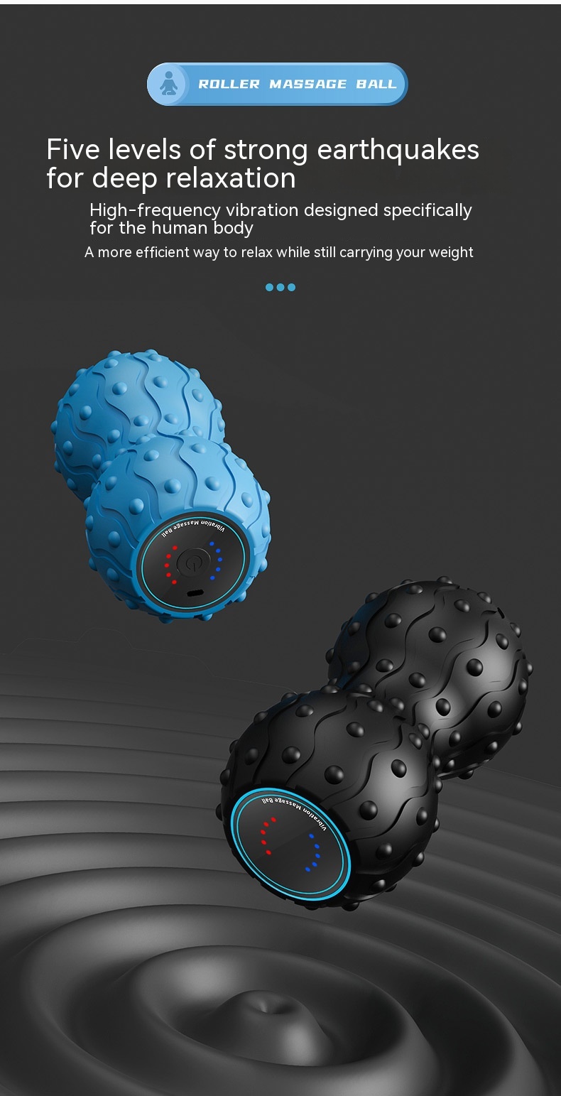 Peanut Massage Ball Shoulder And Neck Muscle Running Relaxation Massage Ball Foot Leg Fitness 15