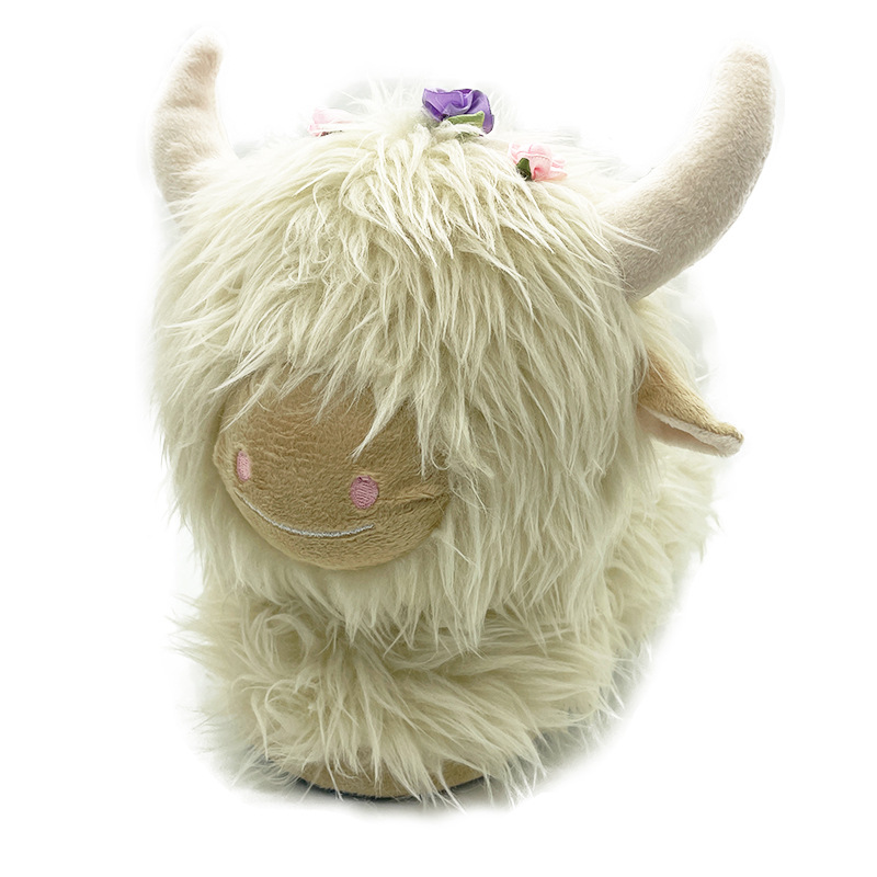 Title 11, Wearing Flower Scottish Yak Plush Winter Cotton...