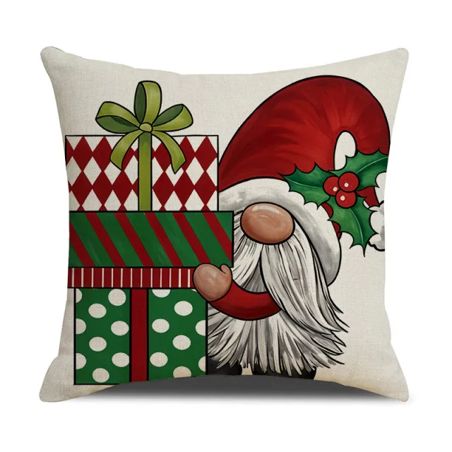 Christmas Pillow Red Combination Throw Pillowcase Style2 - Shop at LoveMi