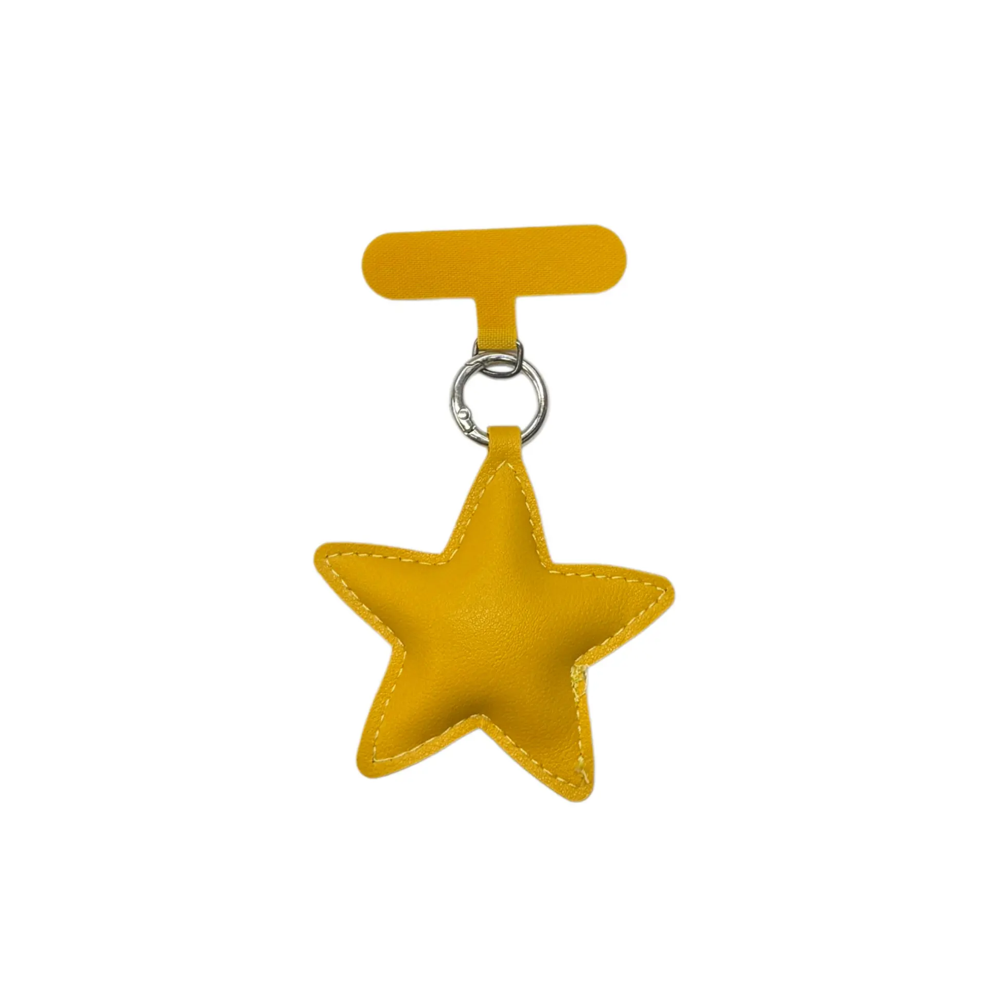 Niche Versatile Leather Star Keychain Phone Lanyard