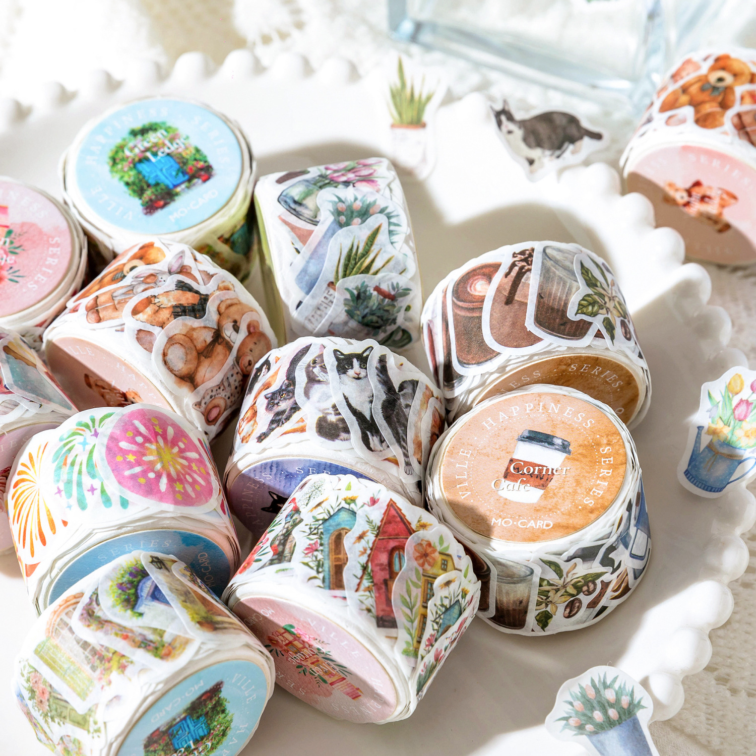 Retro Collage Notebook DIY Decorative Material Stickers - Image 15
