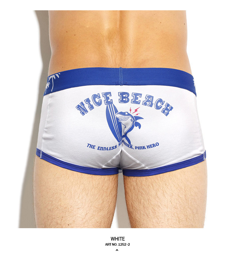 Title 6, Cueca boxer masculina U-bag com estampa de dese...