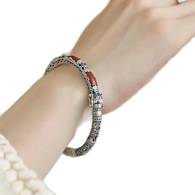 Vintage Ethnic-style Hollow Womens Bracelet