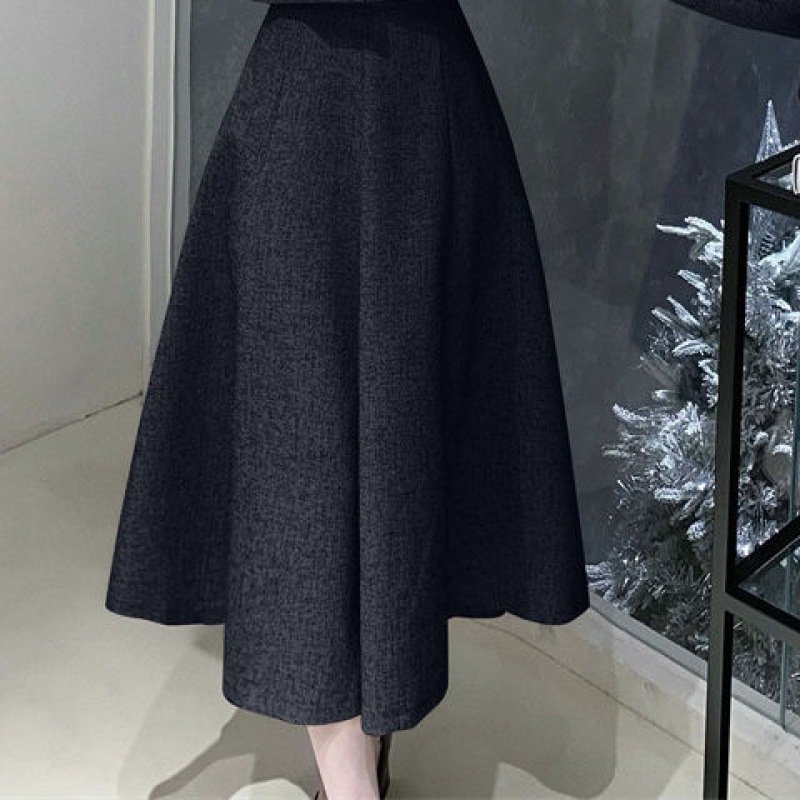 Women's Short Coat High Waist Skirt Loose Slimming Two-piece Suit