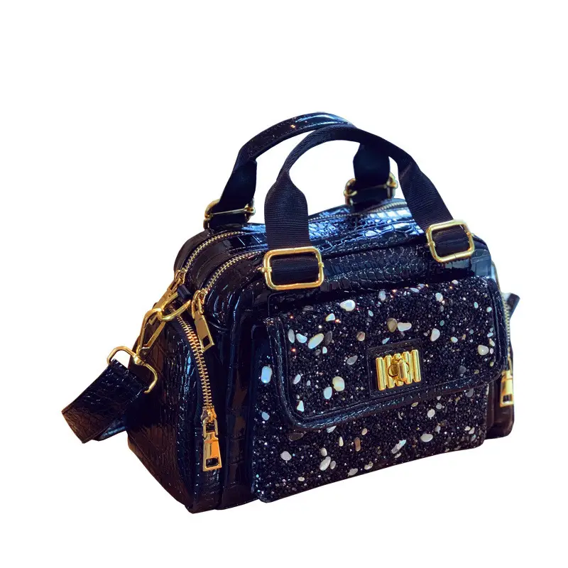 Large Capacity Versatile Portable Shoulder Bag Diamond Casual Women Bag