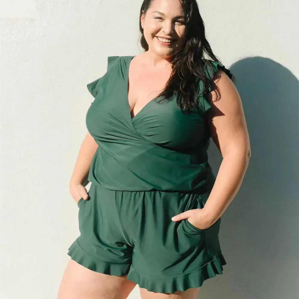 Summer Surfing Tight Spaghetti Straps Sleeveless Air Jumpsuit