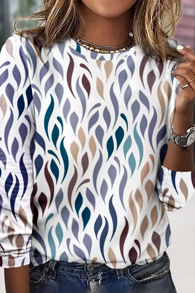 Women's Clothing European And American Milk Silk Round Neck Positioning Rl Cx 004 S - Shop at LoveMi