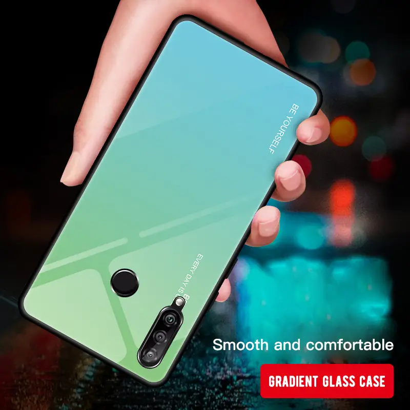 Phone Case Enjoy Gradient Glass Enjoy Colorful Protective Cover