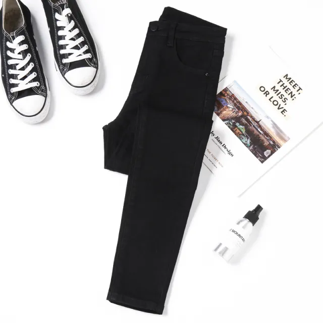 Denim Women's Tight Skinny Pants Black Trousers - Shop at LoveMi
