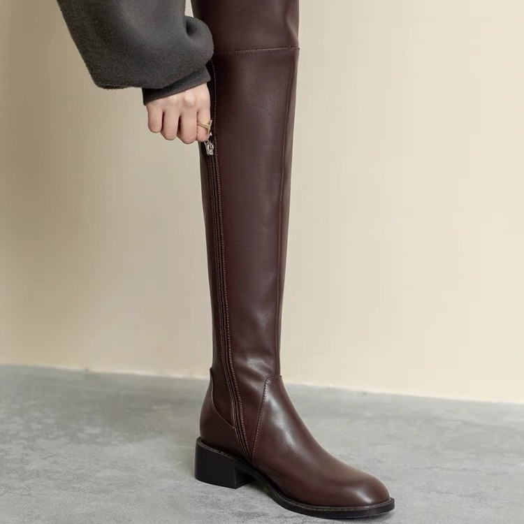 Microfiber Over-the-Knee Boots, picture 4 of 5