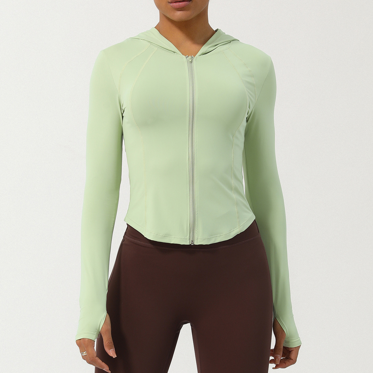 Ice-sensitive Quick-drying Long-sleeved Zipper Sun Protection Clothing