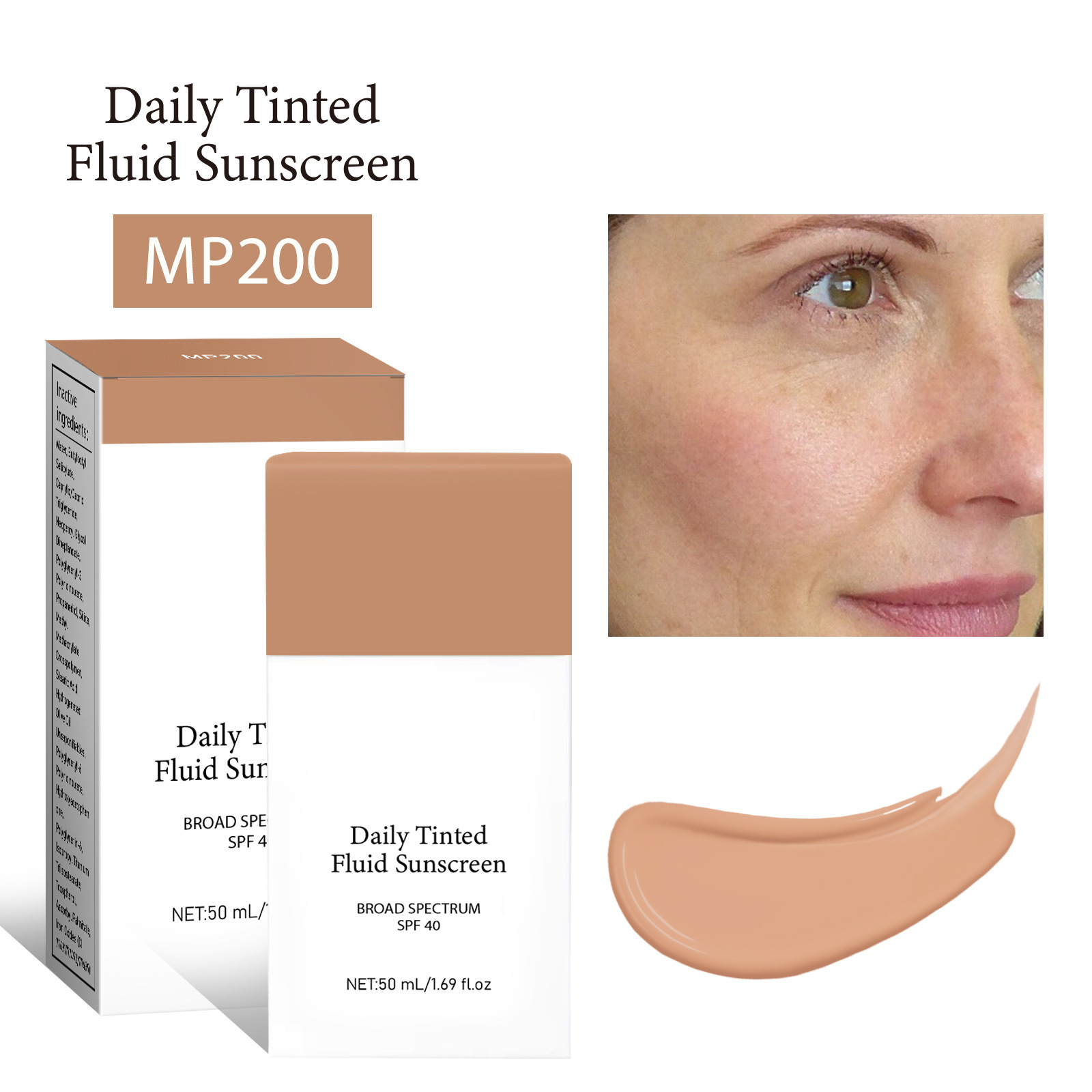 Brightening Skin Color Moisturizing Concealing Foundation 6