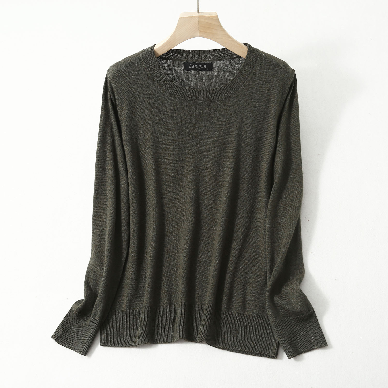 Women's Knitted Long-sleeved Bottoming Shirt
