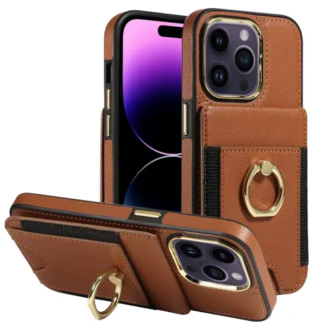 Back Cover Leather Case Phone Wallet Protective Universal