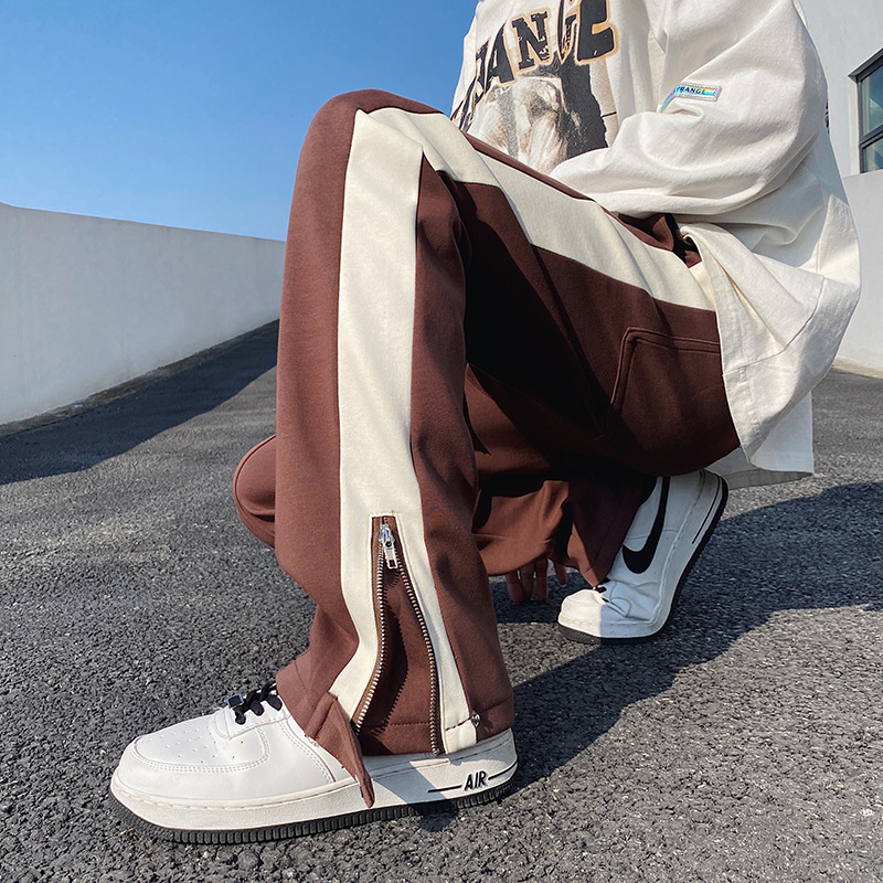 Side Striped Casual Pants Men's American Style