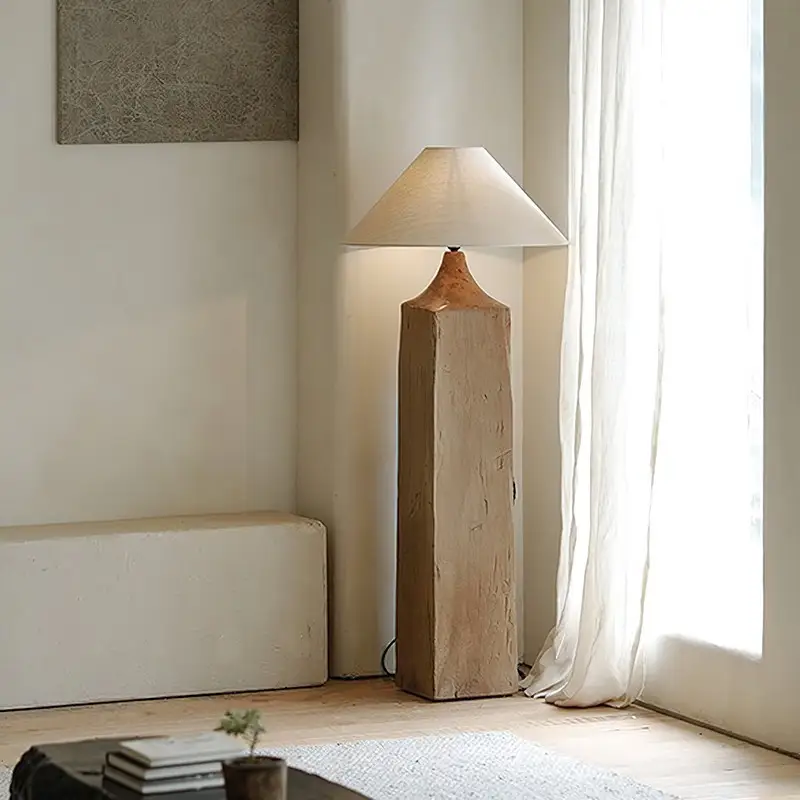 Silent Style Atmosphere Bed & Breakfast Chinese Solid Wood Living Room Table Lamp