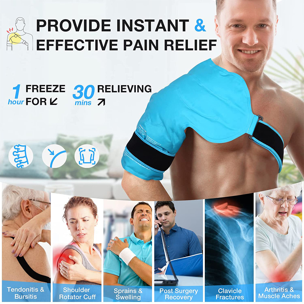 Adjustable Shoulder HotCold Therapy Strap Brace