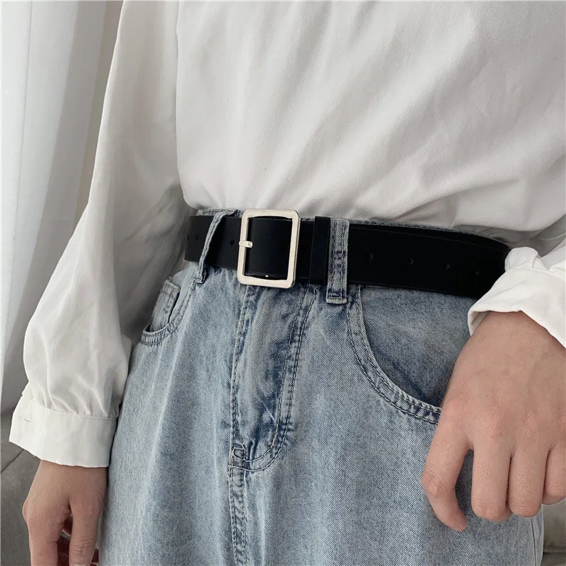 Title 1, New style ladies belt with square buckle studen...