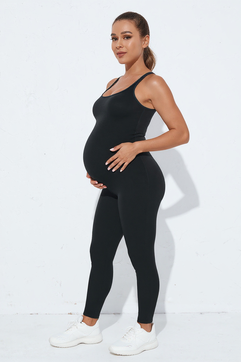 Seamless Knitted Exercise Yoga Clothes Hip Raise Slim Fit Quick-drying Fitness Jumpsuit for sale on BNS