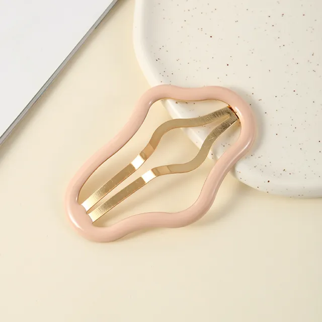 Simple Ladies Fringe Hairpin Fashion Irregular K05 227 Pink - Shop at LoveMi