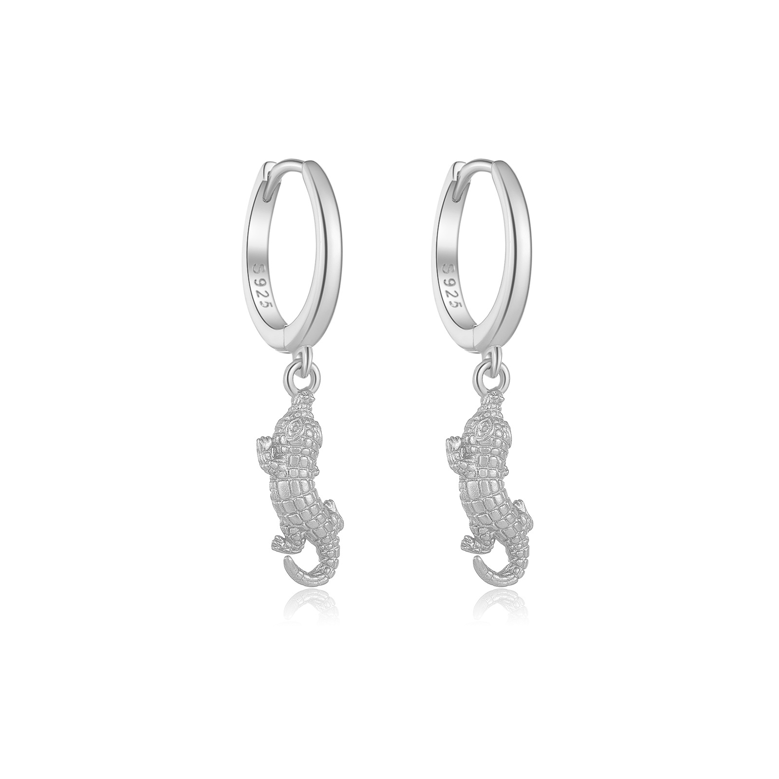 High-grade European And American Fashion Cool S925 Sterling Silver Dinosaur Ear Ring