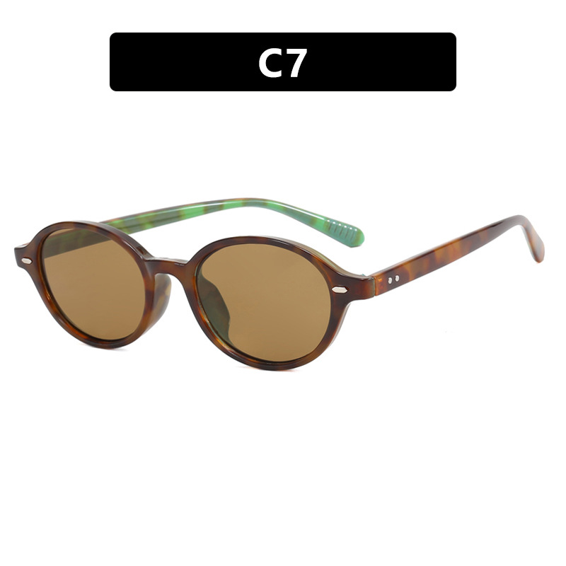 Women's Fashion Retro Literary Plain Glasses - Image 8