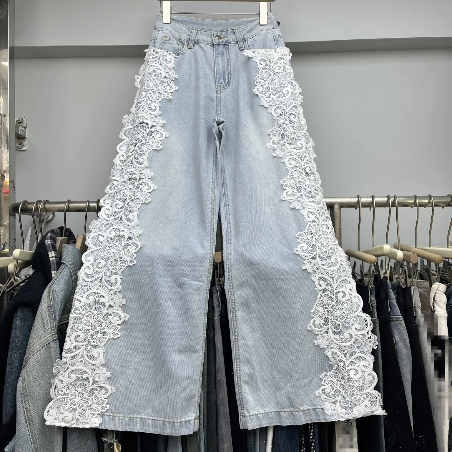 High-waisted Loose-fit Figure-flattering Versatile Straight-leg Wide-leg Pants