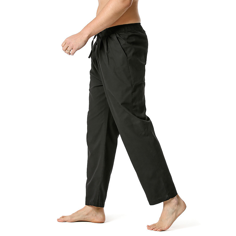 Non-stretch Cotton-linen Casual Regular-length Capri Pants For European And American Youth image 14