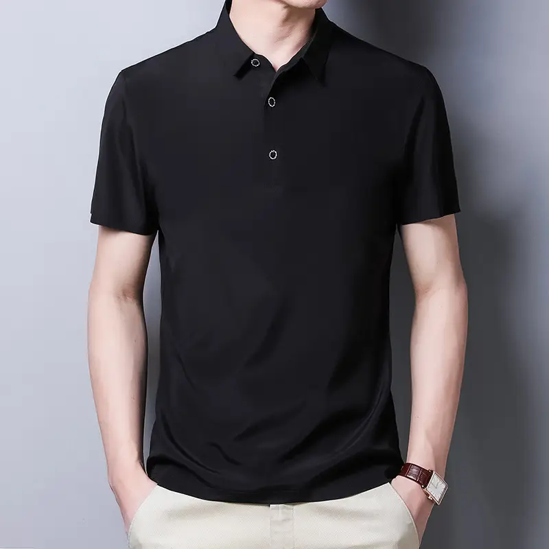 Mens Seamless Short-sleeve T-shirt For Summer