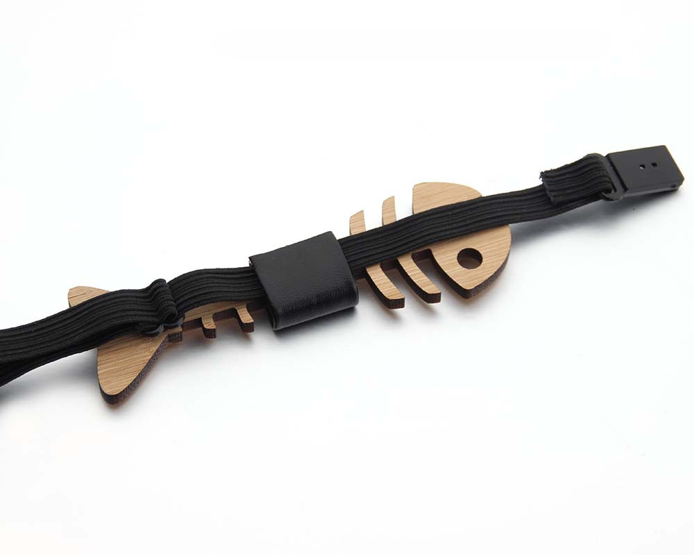 Title 9, Hollow Fishbone Bamboo Bow Tie