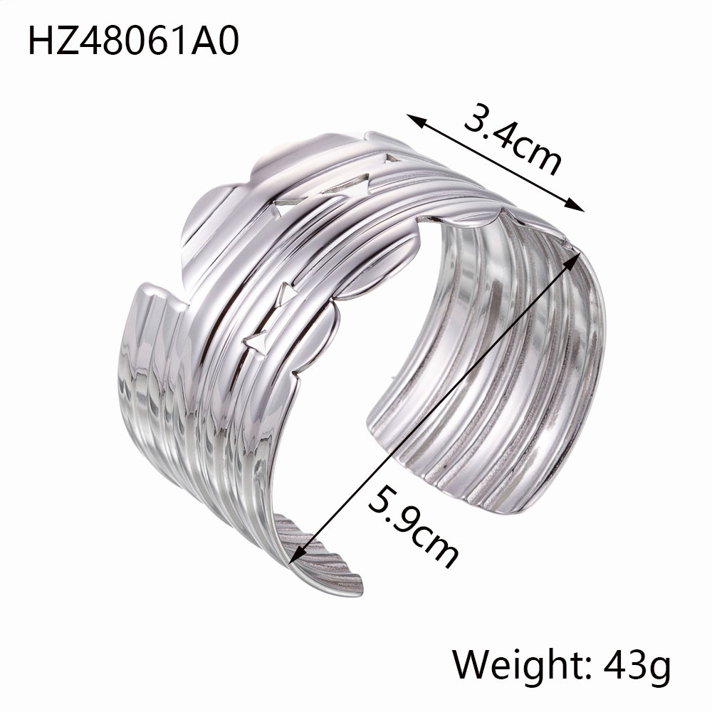 Womens Fashionable Vintage Stainless Steel Bracelet