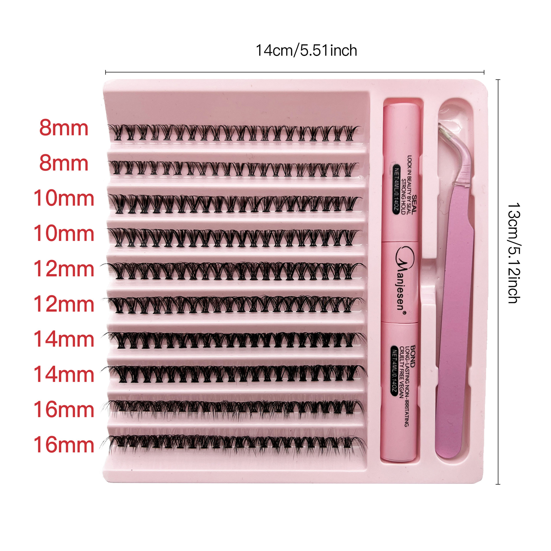 Large Capacity Eyelash Book Extension False Eyelashes Suit 4
