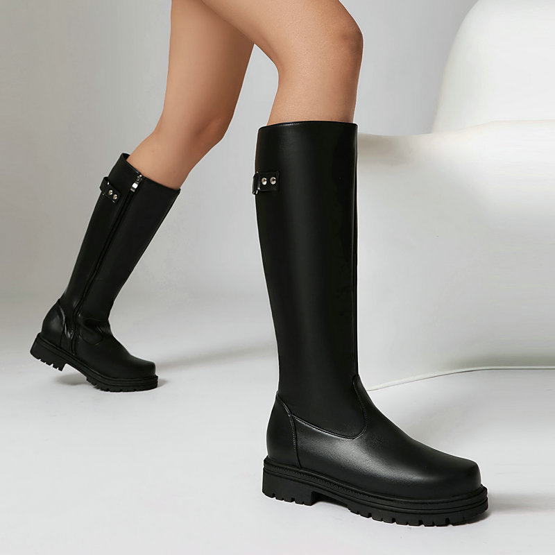 Women’s Retro British-Style Riding Boots