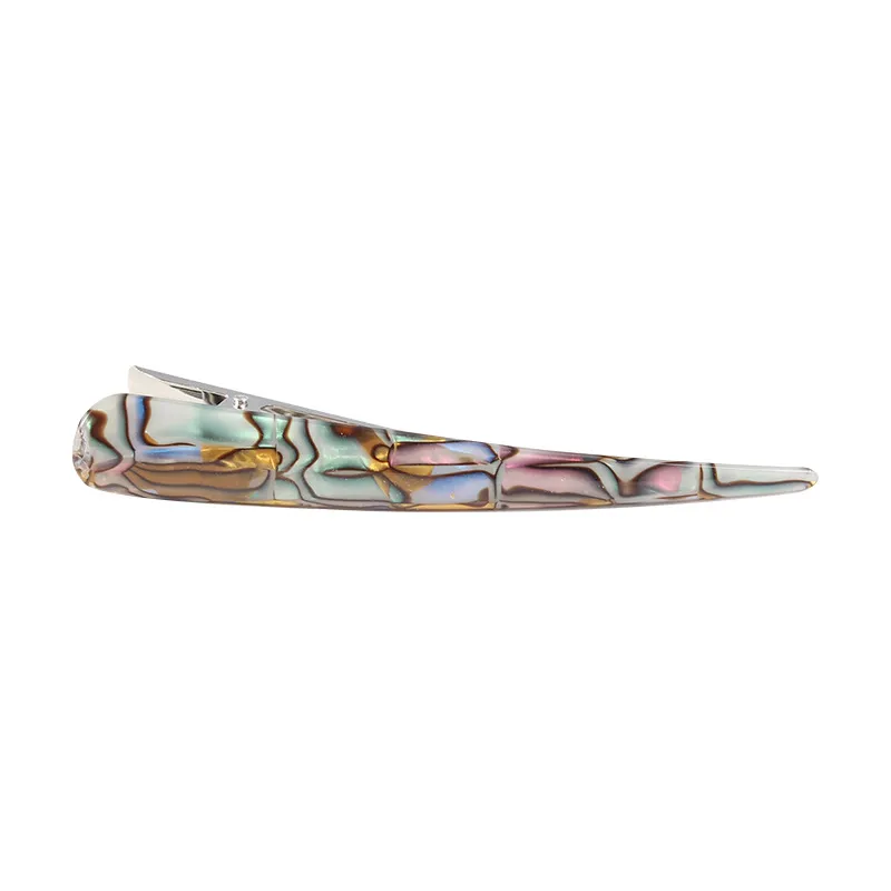Acrylic Metal Hair Clips Hair Accessories Headdress Grip Ornament - Pink