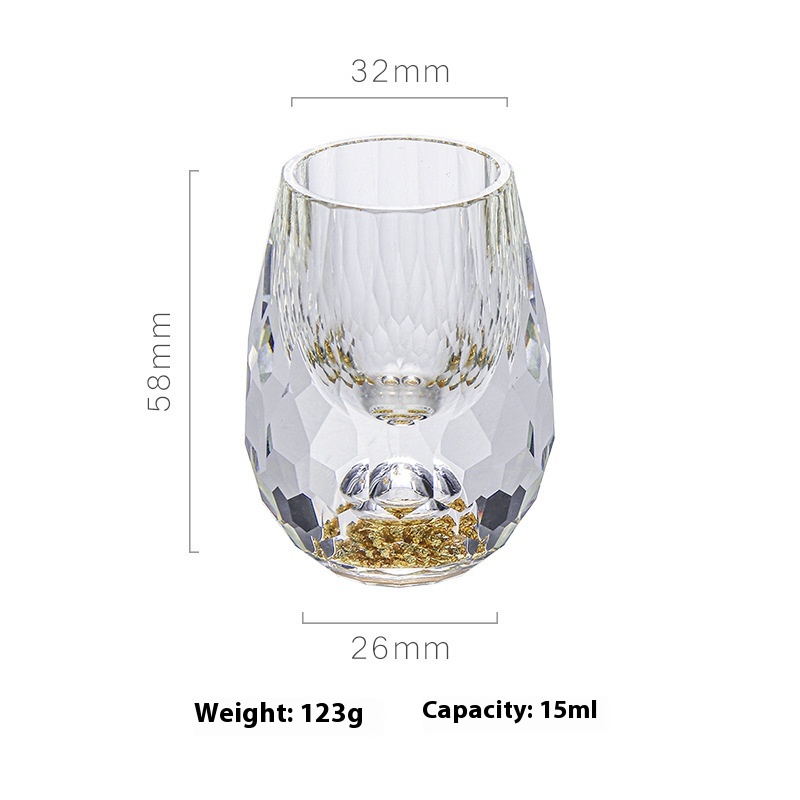 Golden Shooter Glass