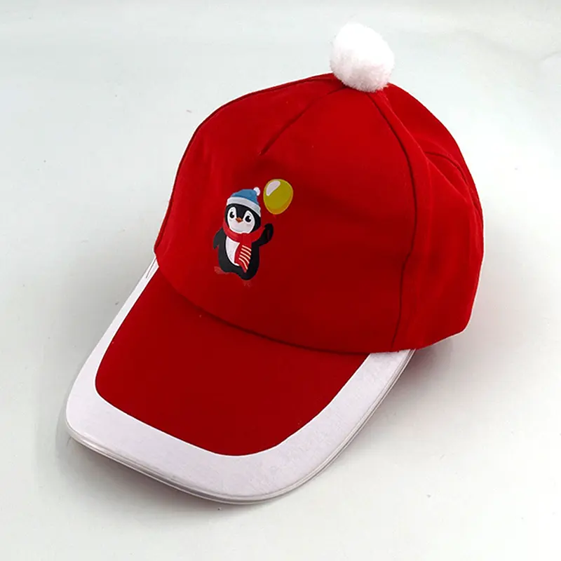 Sources LED Optical Fiber Luminous Peaked Cap Flashing Hat