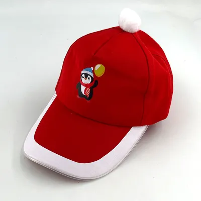 Amazon Sources LED Optical Fiber Luminous Peaked Cap Luminous Flashing Hat Outdoor Sunshade Fashion Baseball Cap Wholesale
