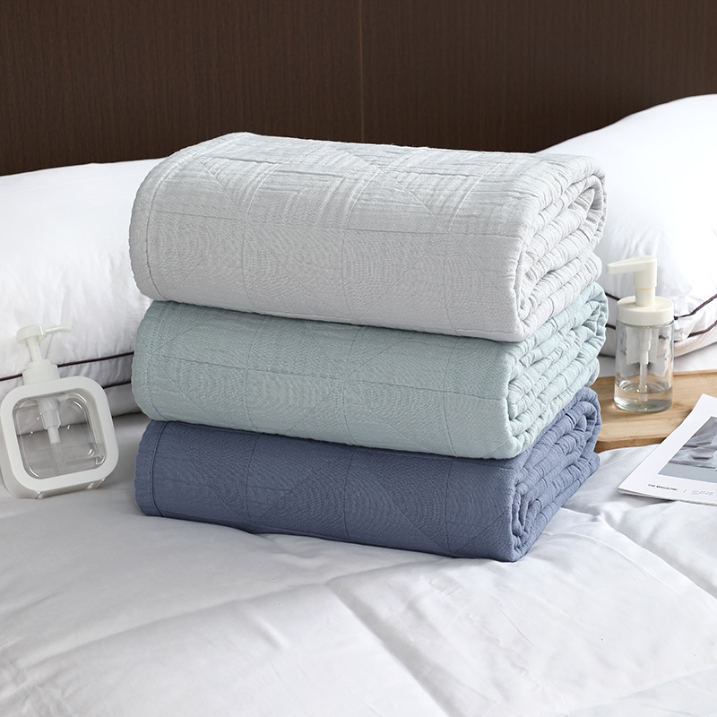 Comfortable Breathable Nap Blanket Pure Cotton Towel Blanket