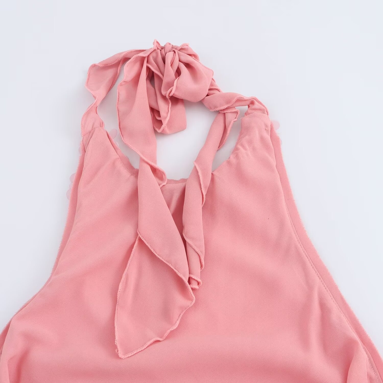 European And American Style Fashion Simple Beads Decoration Hanging Collar Dress