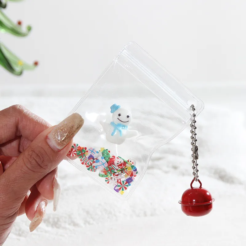 Christmas Gift Handmade Glass Ornament - Little Snowman
