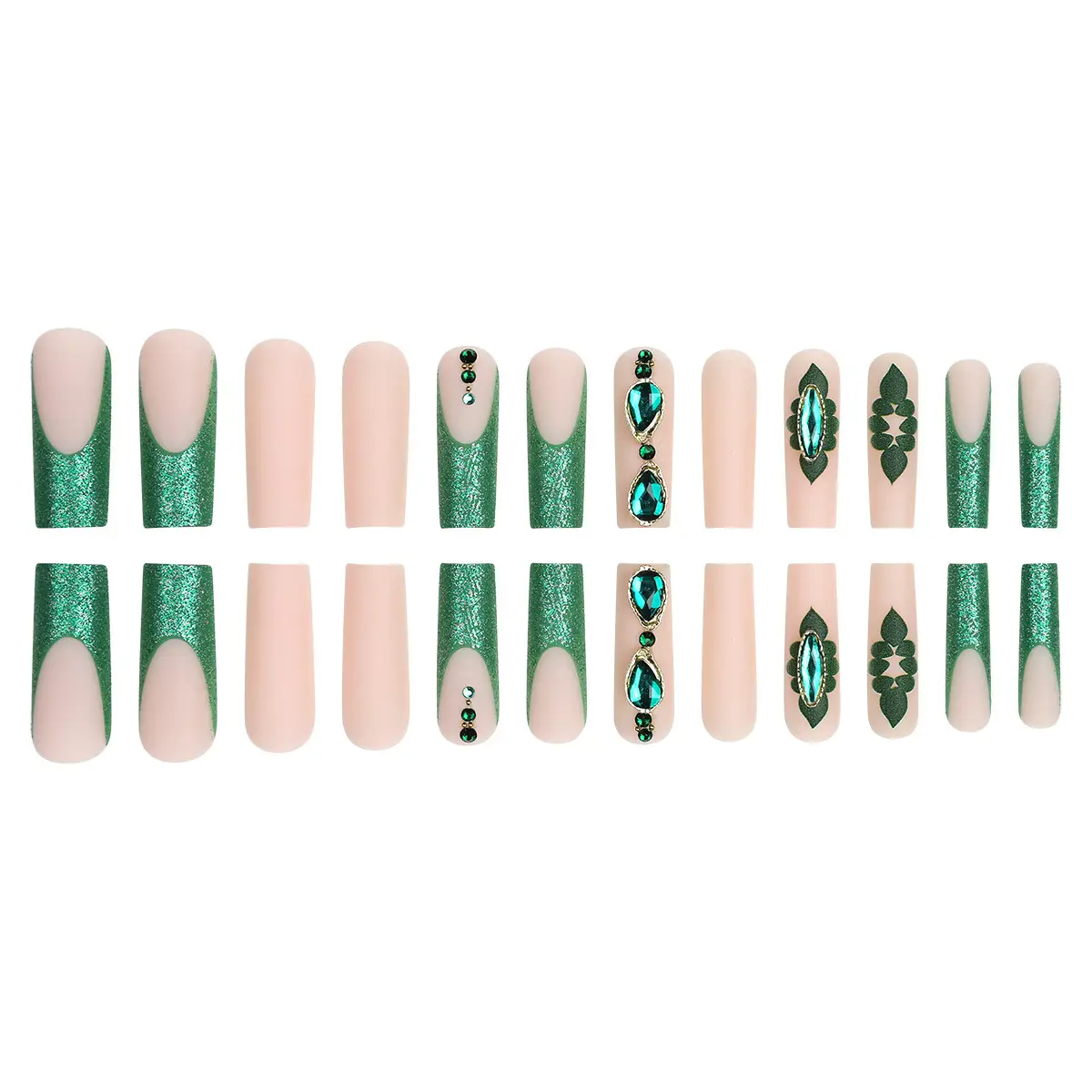 Gemstone Green French Wear Armor Popular Detachable